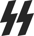 Nazi double sig rune​